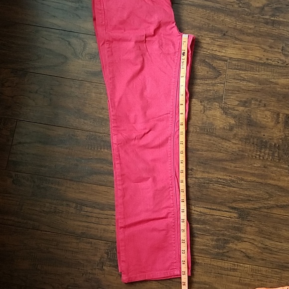 GAP Dark Coral Size 6 Crop Jeans - Picture 2 of 6